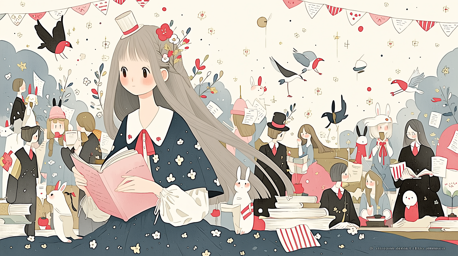 ウルリッヒ・オルト(Ulrich Orth)の論文を読む女性