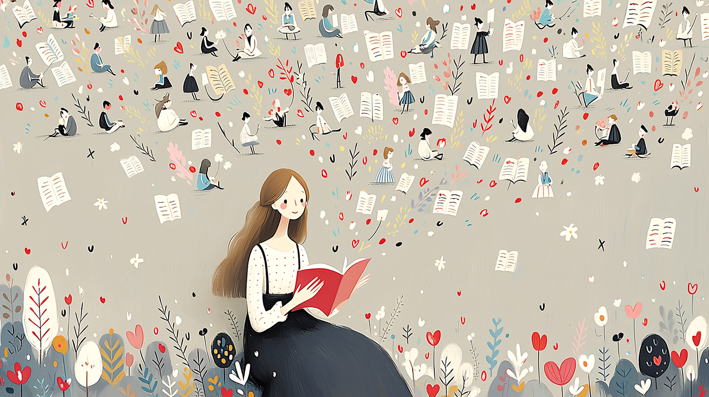 マイケル・H・カーニス(Michael H. Kernis)の論文を読む女性