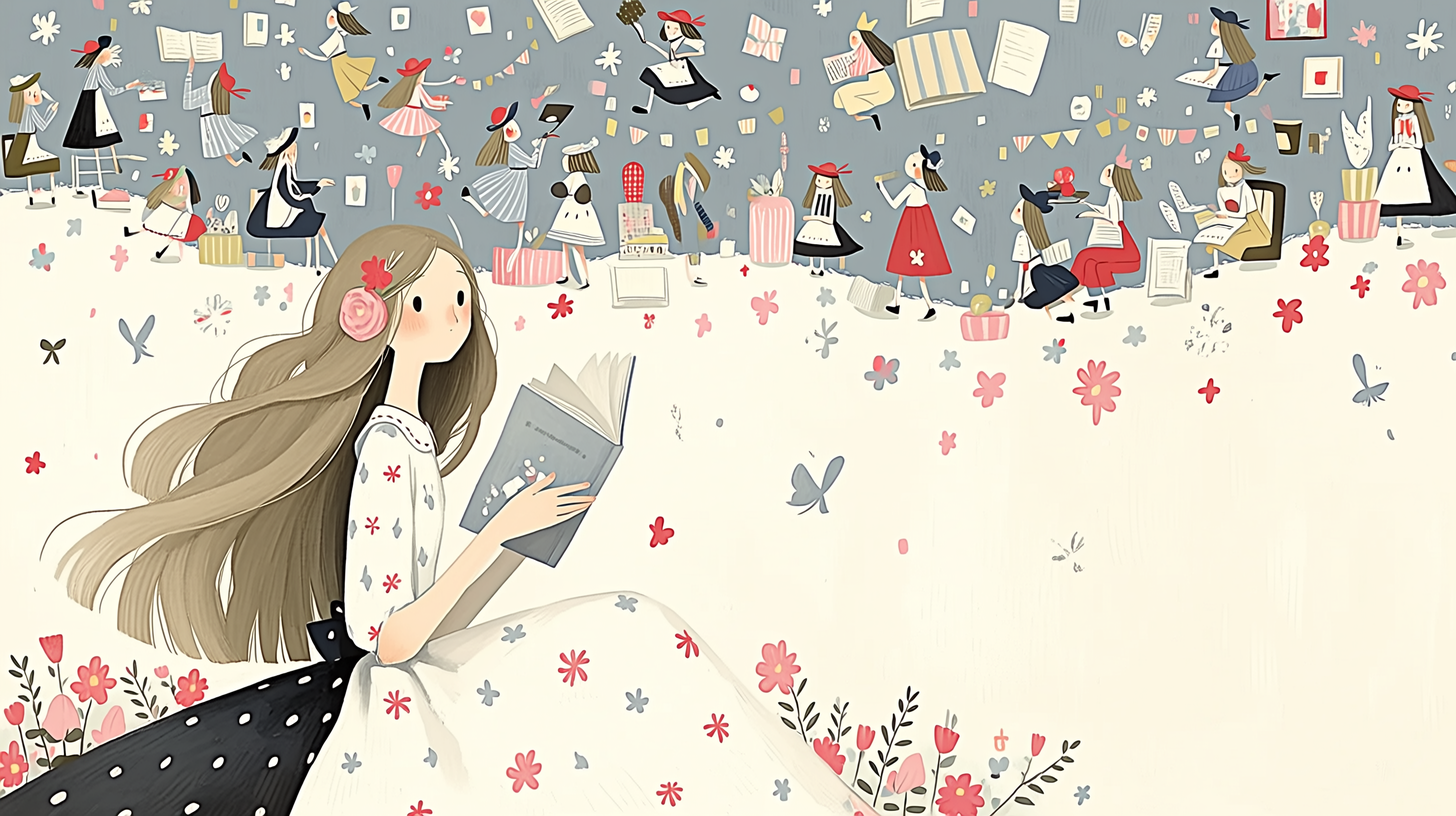 ジェニファー・クロッカー(Jennifer Crocker)の論文を読む女性