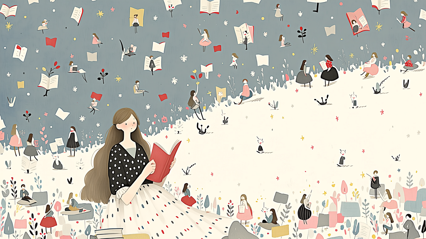 マーク・R・リアリー(Leary)の論文を読む女性