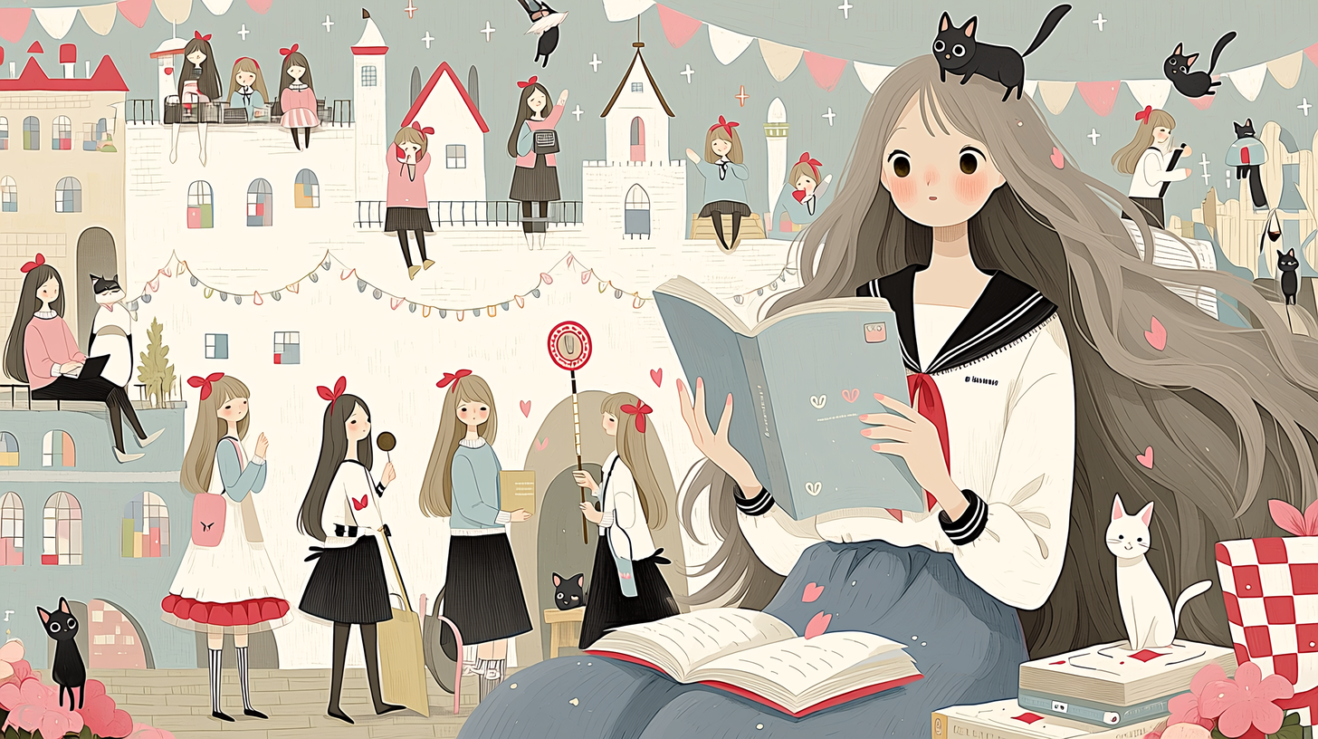 コニー・T・ウルフ(Connie T. Wolfe)の論文を読む女性