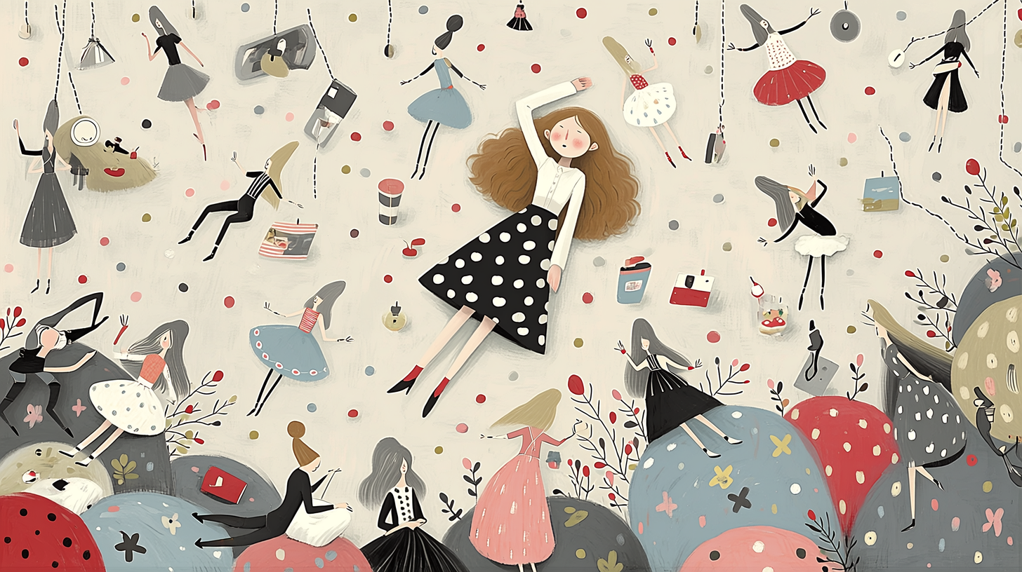 自己肯定感を高めるために昼寝をしている女性